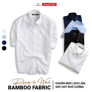 Áo sơ mi nam TORANO dài tay trơn phom chuẩn lịch sự - FATB002