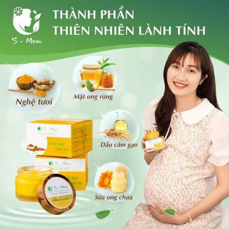 Kem nghệ SMOM sáng da + TẶNG sữa rửa mặt 40ml – giúp mờ thâm nám từ thiên nhiên an toàn cho cả mẹ bầu