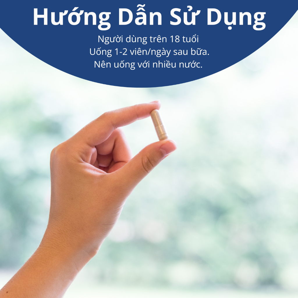 Ảnh Viên Uống Bổ Não NuBrain của Mỹ Hỗ Trợ Tăng Cường Tuần Hoàn Não với Ginkgo Biloba, Bacopa, Vitamin B6 - 60 Viên 2