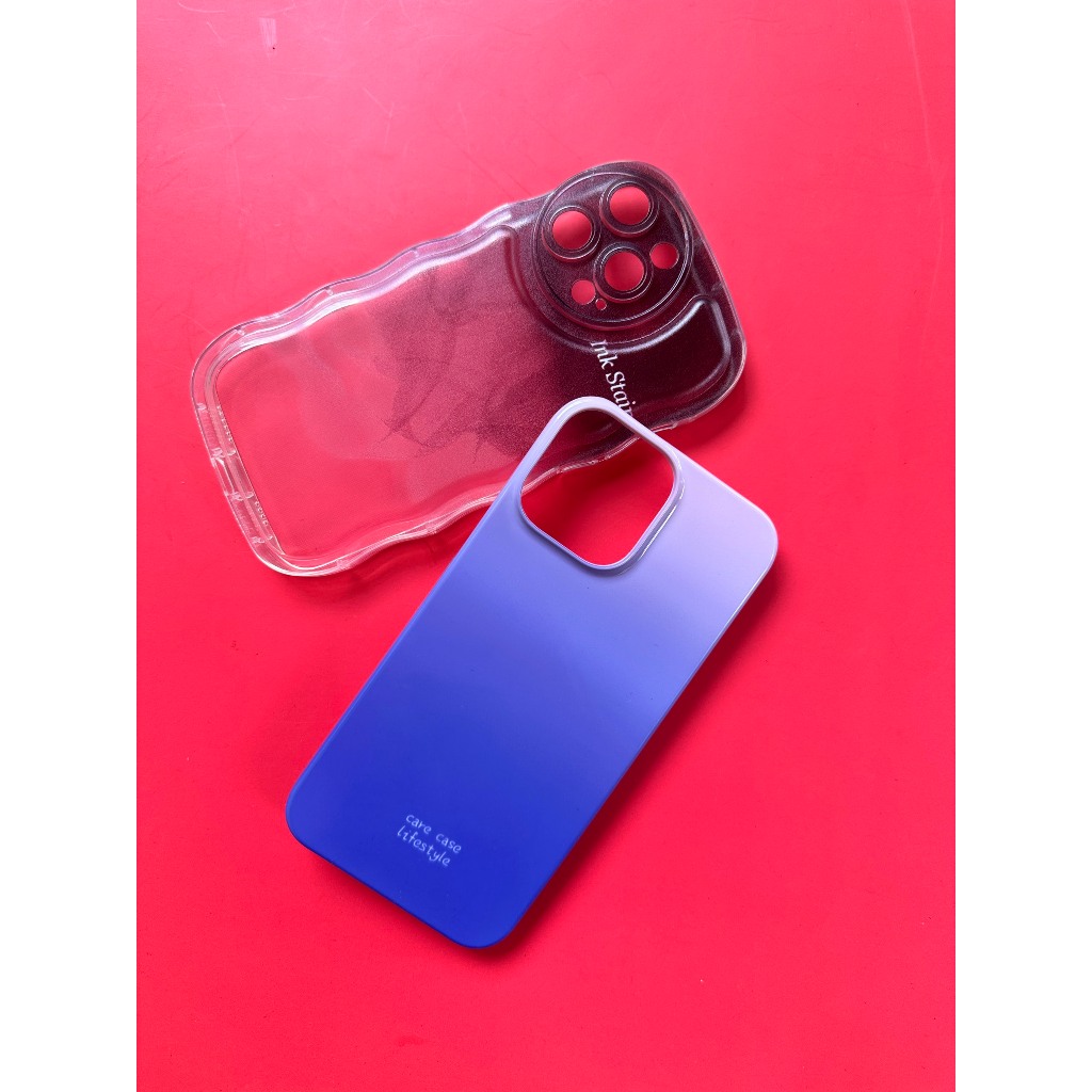 Ốp iphone tím hồng và tím tối