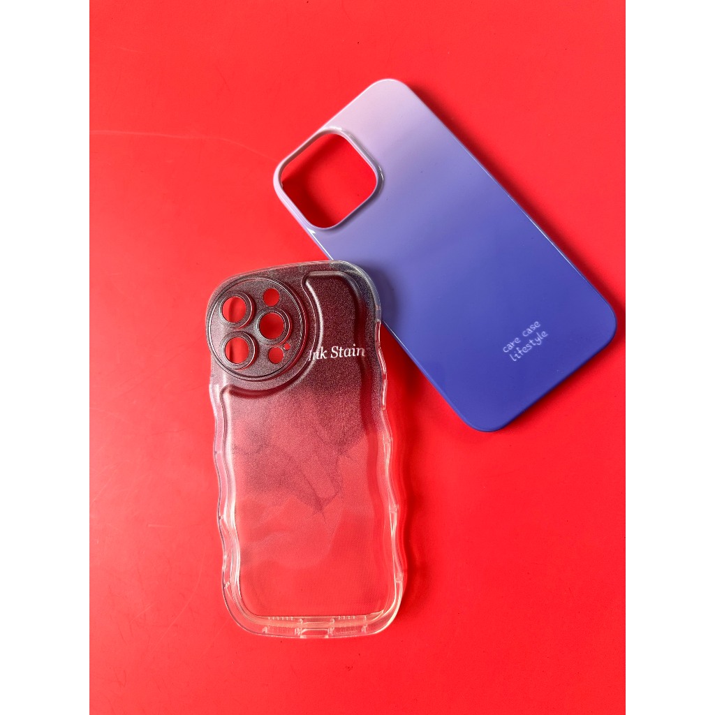 Ốp iphone tím hồng và tím tối