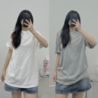 Áo Phông Trơn 3158 Tay Lỡ Unisex Nhiều Màu Chất Cotton Khô NPsp