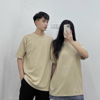 Áo Phông Trơn 3158 Tay Lỡ Unisex Nhiều Màu Chất Cotton Khô NPsp