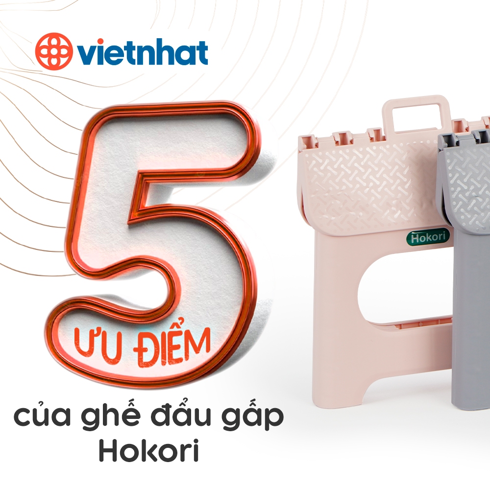 Ghế đẩu gấp gọn Hokori, Ghế dã ngoại, ghế đẩu xổm Chính Hãng VIỆT NHẬT (Mã 2058,2059)
