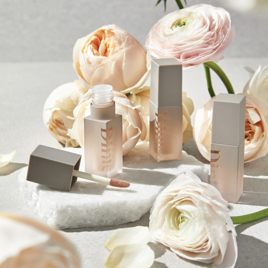 Kem Che Khuyết Điểm Thuần Chay Làm Sáng Da Mỏng Nhẹ Kiềm Dầu DINTO Wooncho Light-Veil Concealer