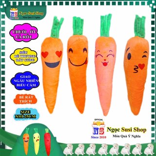 THÚ BÔNG QUẢ CHUỐI CỦ CÀ RỐT TRÁI ỚT NHIỀU MÀU SIZE NHÍ 25CM SIÊU ĐÁNG YÊU - gấu bông đồ chơi doll toy búp bê HÀNG HOT