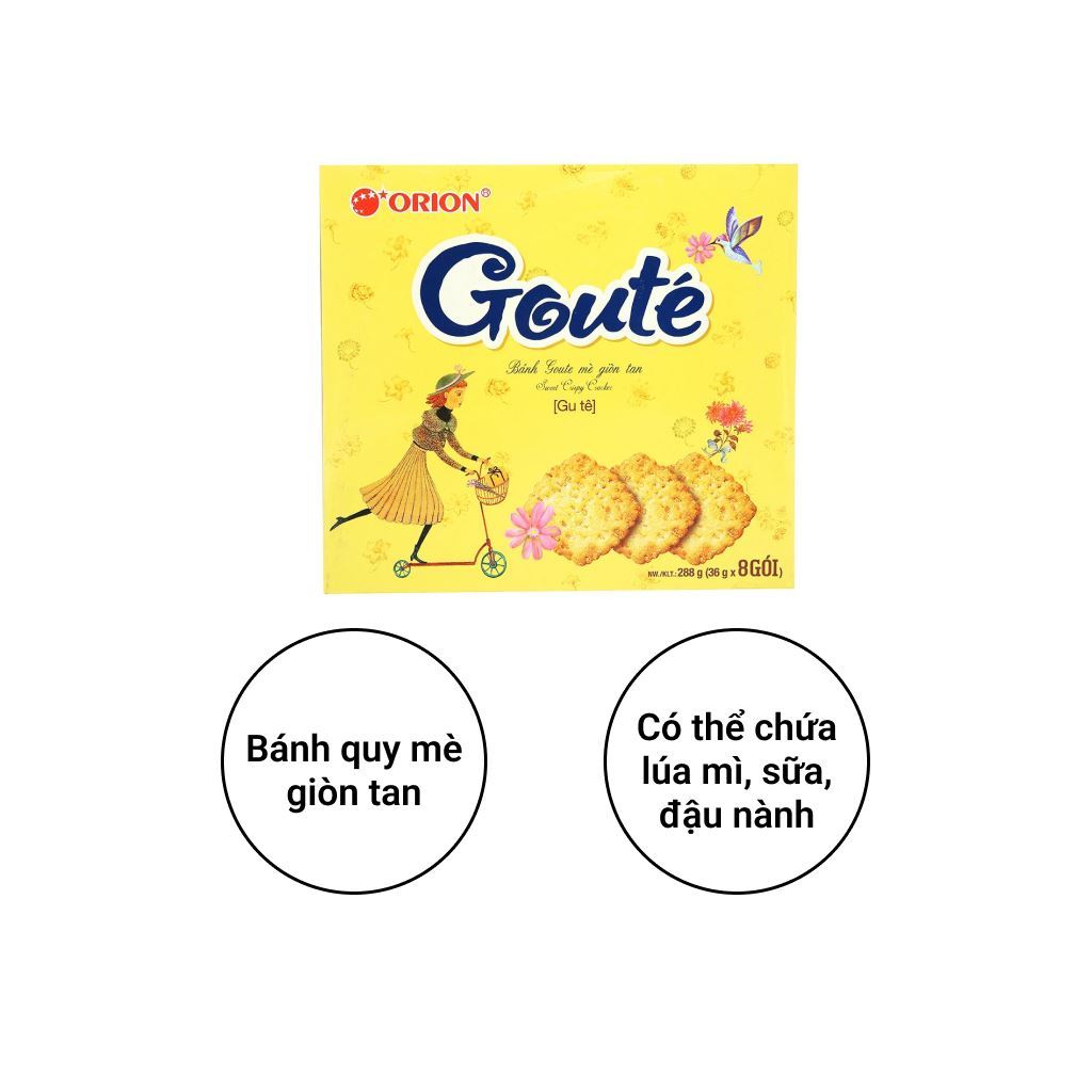 SỈ THÙNG 8 HỘP _ Bánh quy mè Gouté hộp 288g | Shopee Việt Nam