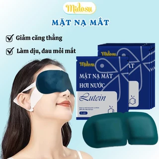 Mặt Nạ Mắt Nóng Midosu Chứa Thành Phần Tự Nhiên Than Hoạt Tính Và Lutein