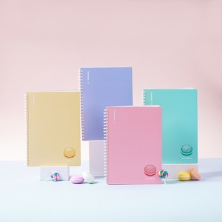 Sổ Lò Xo A5 Kẻ Caro CLASSMATE MACARONS 150 Trang- 100gsm, Thiết Kế Lò Xo Mềm Không Cấn Tay, Bìa Màu Pastel 15-030A5