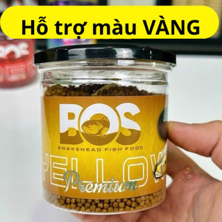 Cám BOS tăng màu Xanh - Đỏ - Vàng Cá Lóc vảy rồng từ Singapo Hỗ Trợ Tăng Màu Đỏ Vàng