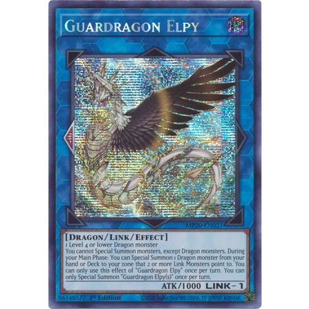 Guardragon Elpy - MP20-EN021 - Prismatic Secret Rare 1st Edition ...