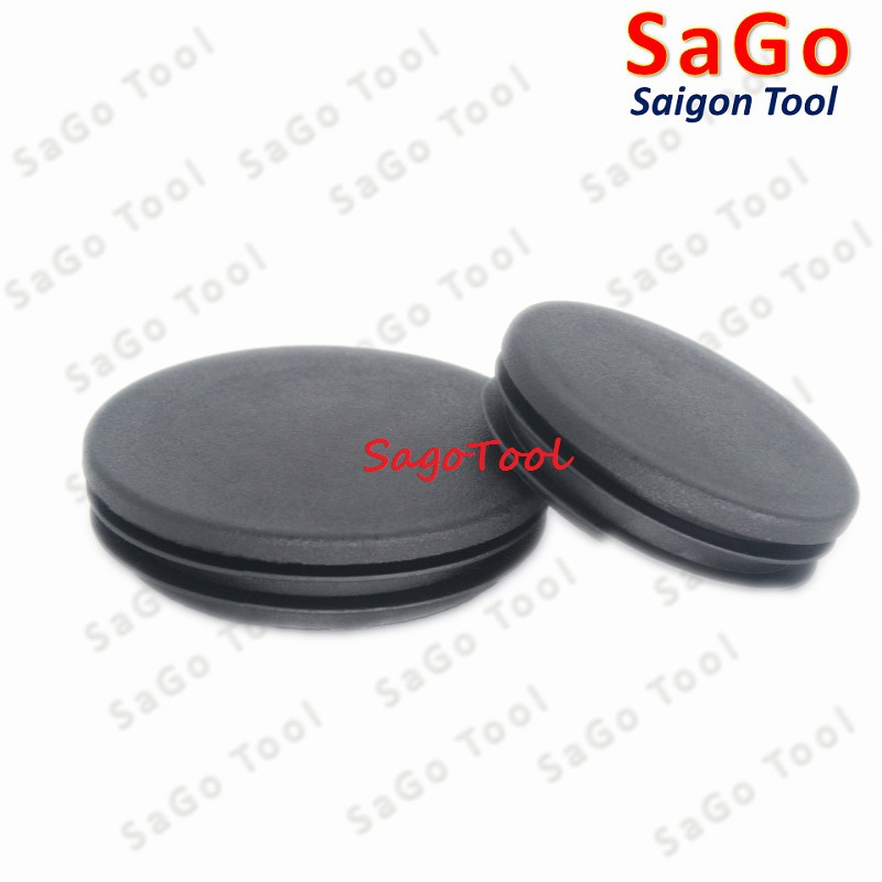 Đầu bịt trong ống sắt hộp, đầu bịt chân bàn ghế loại tròn nhiều kích thước phi 12 - phi 60mm | BigBuy360 - bigbuy360.vn