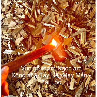 combo 4kg vụn gỗ thơm Ngọc am xông nhà tẩy uế