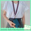 Dây Đeo Vào Cổ 42cm Phong Cách Thổ Cẩm Buộc Điện Thoại Hoặc Bảng Thẻ Pattern Vintage Retro