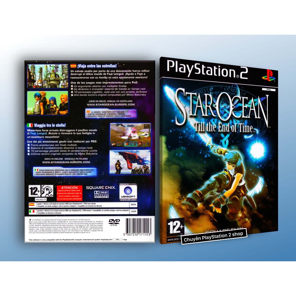 Star Ocean: Till The End Of Time - PS2 - 1ère édition TOP - Complet + Notice FR - PAL