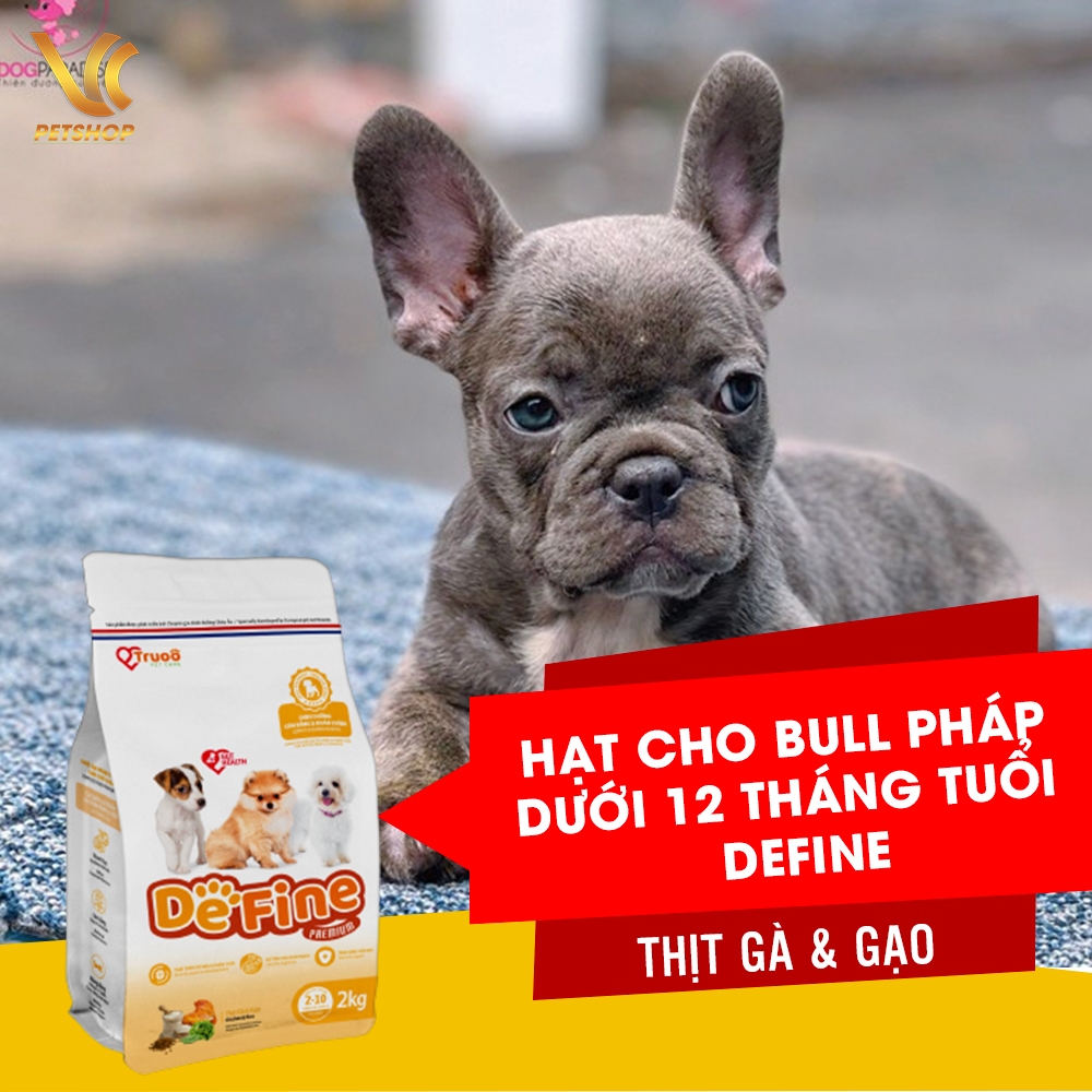 Thức ăn cho chó Bull Pháp dưới 12 tháng tuổi | Hạt cho chó Bull Pháp ...