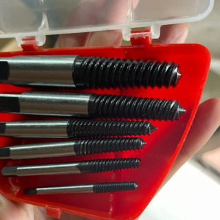 Bộ tháo ốc gãy 6 mũi khoan lấy vít gãy taro ren ngược 3-22mm