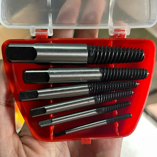 Bộ tháo ốc gãy 6 mũi khoan lấy vít gãy taro ren ngược 3-22mm
