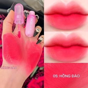 Son Kem Lì ANGELUX SUPER new version Màu Hồng Đào