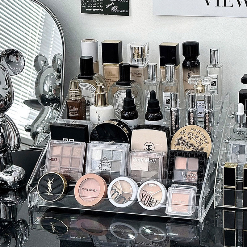 Kệ Nhiều Tầng Đựng Mĩ Phẩm Đồ Makeup Sơn Móng Tay Phấn Mắt 3/4/5/6/7 tầng Trang Điểm Gọn Gàng Decor