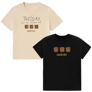 Áo thun Baby tee in hình bánh Cookie nhiều mã 100% Cotton