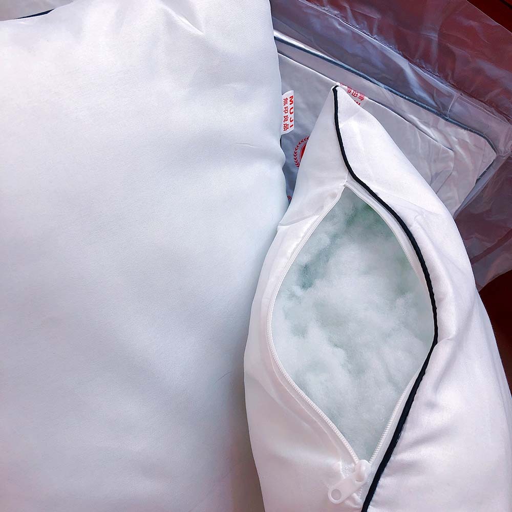 Một đôi ruột gối bông muji chính hãng TOPAZ nhập khẩu cao cấp chất liệu COTTON mang lại cảm giác mềm mại êm ái