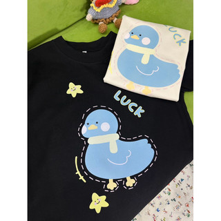Áo thun Babytee in hình vịt xanh ngộ nghĩnh 100% Cotton 2c