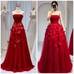 Đầm cưới đi bàn cô dâu cúp ngực đính hoa ( hàng có sẵn ) fullsize s/m/l/xl nhận may theo số đo bigsize — ảnh 1