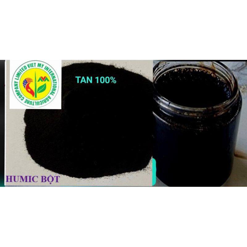 Phân bón humic usa kích rễ Việt Mỹ dạng bột 1kg pha 1000 lít nước ...