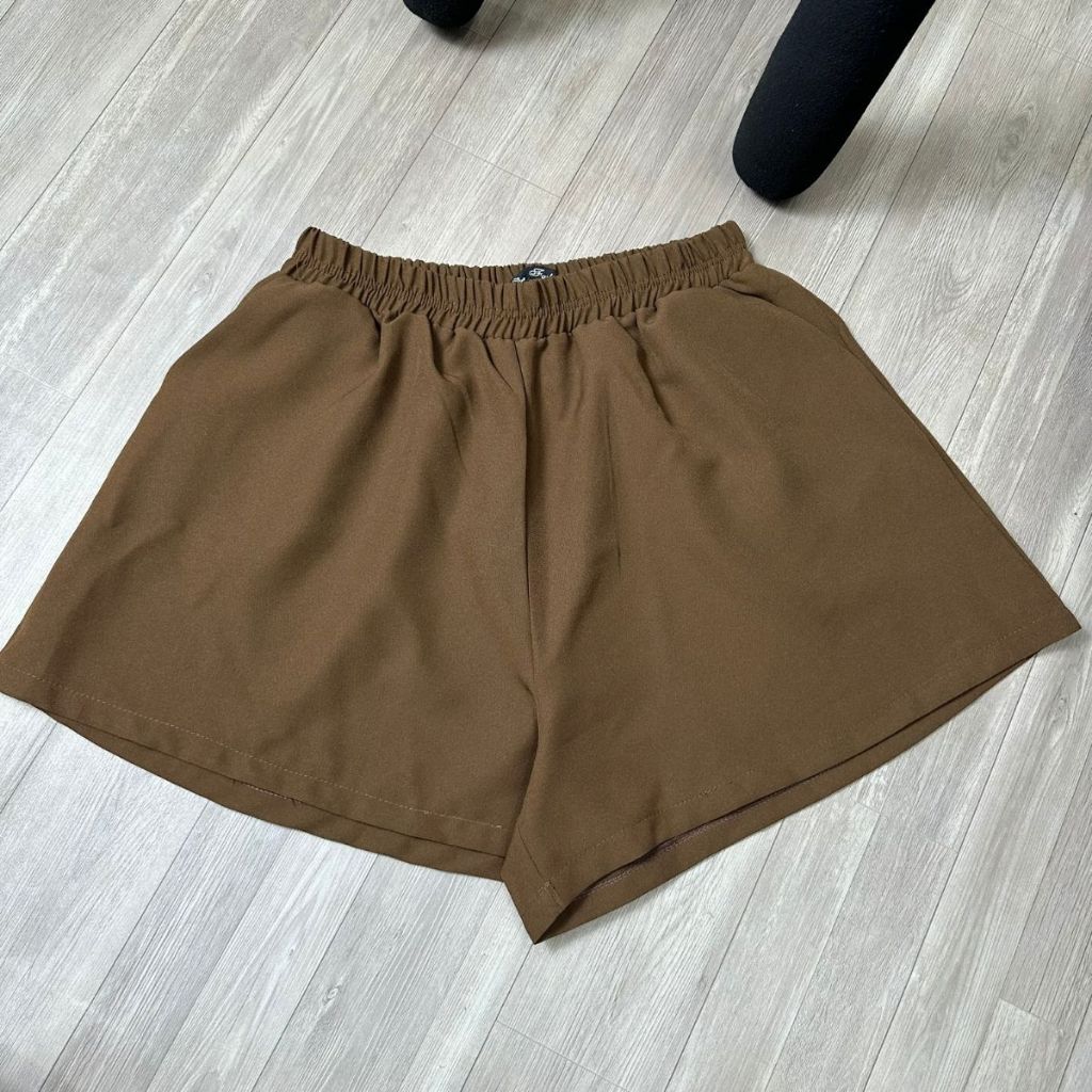 Quần Đùi Lưng Cao Bigsize Nữ,Quần Short Dáng Chữ Vải For Nhẹ Mặc Thoáng Mát Q500