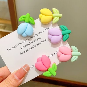 🌷Set 5 Kẹp Tóc Hoa Tulip 🌷 Mini Dễ Thương Thời Trang Hàn Quốc Cho Bé Gái🌷