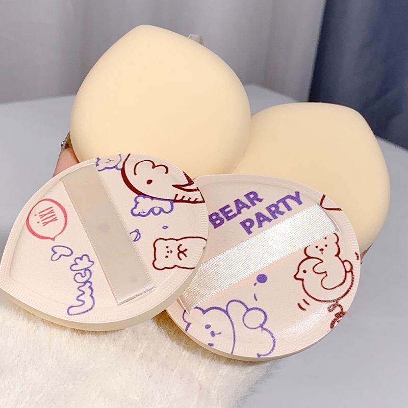 Bông Phấn, Bông Mút Trang Điểm, Bông Mút Tán Nền XIXI Khô Và Ướt Siêu Mềm D572