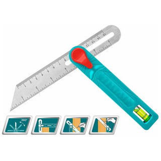 ĐỒ NGHỀ TOTAL Thước góc vuông 150mm TAHS181511