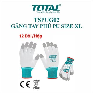 ĐỒ NGHỀ TOTAL Găng tay phủ PU size XL TSPUG02