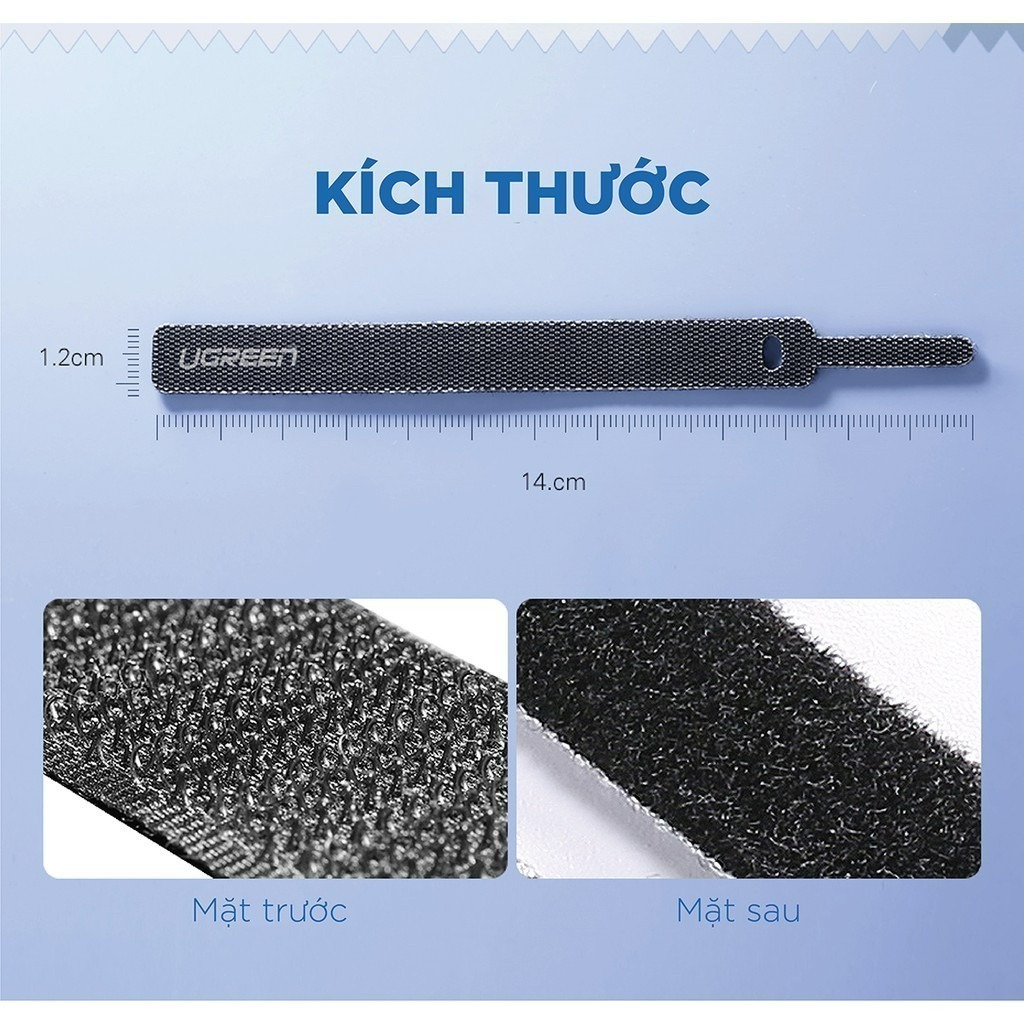 Ảnh Dây dán Velcro tiên lợi Ugreen LP146 | Tiện dụng đa năng | Chống rối cáp | 50370 2