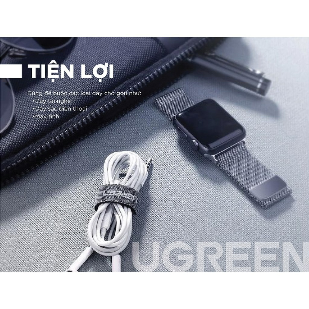 Ảnh Dây dán Velcro tiên lợi Ugreen LP146 | Tiện dụng đa năng | Chống rối cáp | 50370 3