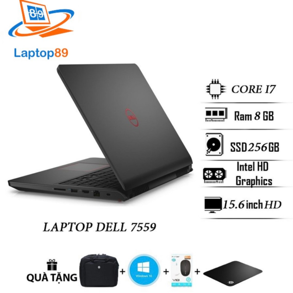 Laptop Gaming Dell 7559 Cấu Hình Khủng Core i7/Ram 8Gb/Ổ Cứng SSD 256Gb ...