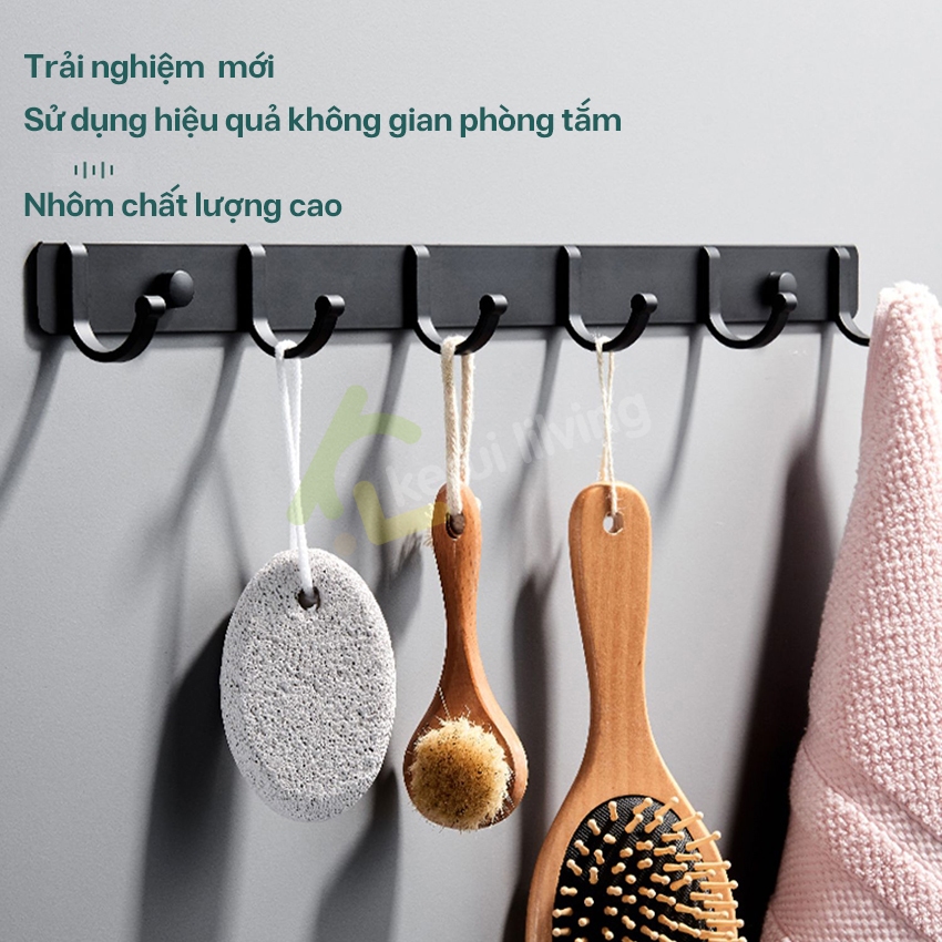 Móc treo LUMERA gắn tường siêu chắc treo đồ đa năng chịu lực treo đồ quần áo phòng tắm,thanh treo