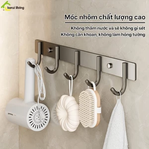 Thanh móc LUMERA treo đồ dán tường treo dụng cụ nhà bếp,thanh móc treo quần áo phòng tắm