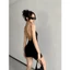 Jumpsuit SẴN MÚT Hai Dây Sợi Mảnh RANSHI Khoét Lưng Sâu Siêu Sexy Bodysuit Chất Thun Tăm Xịn