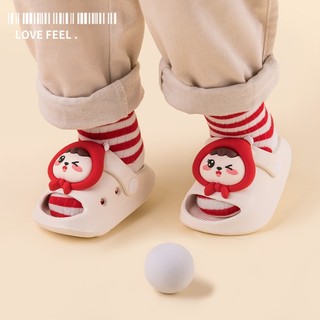 Dép sục cross MELITTDEER chính hãng chất liệu nhựa EVA nhiều màu sticker 3D đáng yêu cho bé ( A04 )