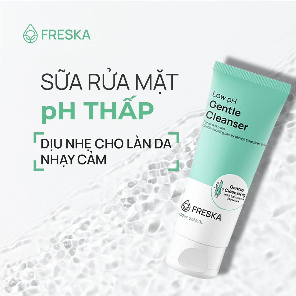 Ảnh [HÀNG TẶNG KHÔNG BÁN] Sữa rửa mặt Freska Low pH Gentle Cleanser 150ml 3