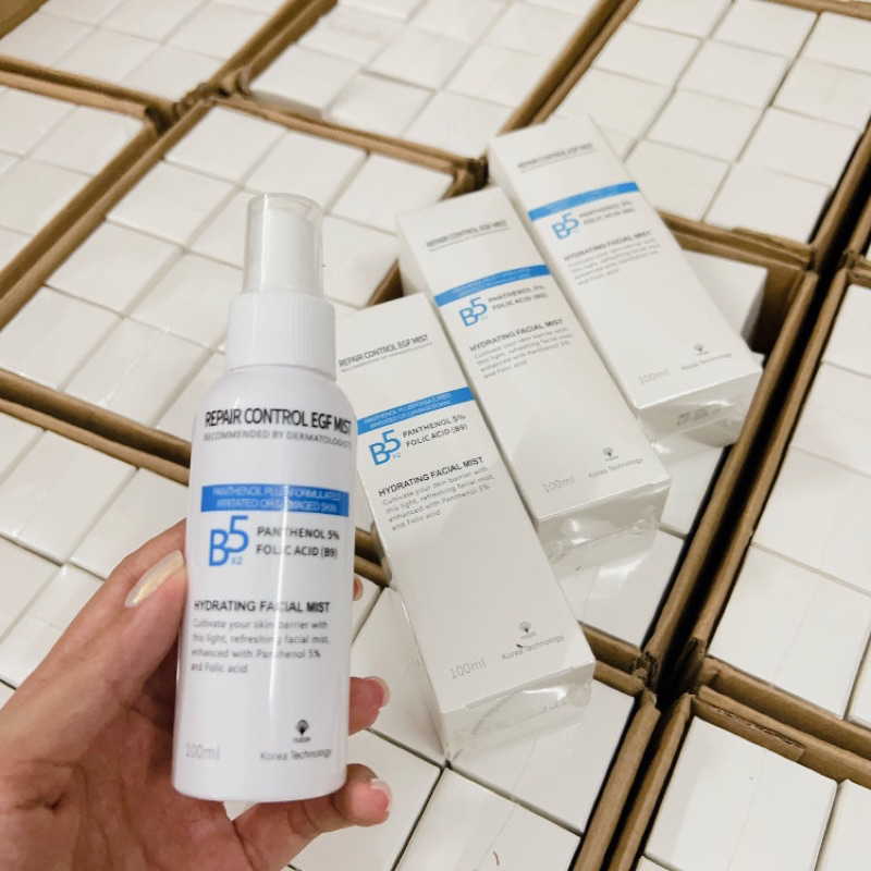 Serum B5 Yuejin B5 Mist 100ml dạng xịt dưỡng da, cấp ẩm, phục hồi làm dịu ngăn ngừa hình thành nhân mụn IS179