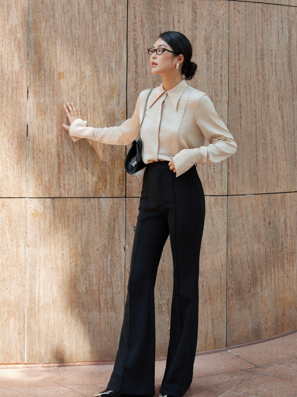 Ảnh Sơ mi lụa mịn da cổ đức HUONG BOUTIQUE BSSM36 3