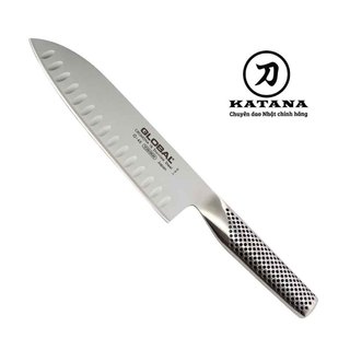Dao bếp Nhật cao cấp Global G48 = G80 Santoku - Dao thái đa năng(180mm)