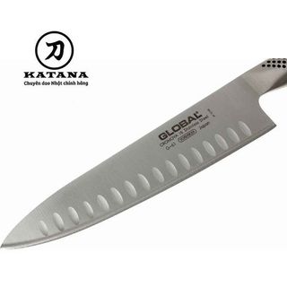 Dao bếp Nhật cao cấp Global G61 = G77 Chef - Dao thái thịt cá chống dính (200mm)