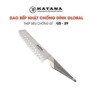 Dao bếp Nhật cao cấp Global GS39 = GS91 Nakiri - Dao thái rau củ chống dính (140mm)