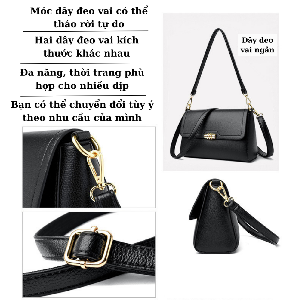 Túi xách đeo chéo đeo vai nữ BCV-TNU01 chính hãng KMFFLY phong cách thời trang trẻ trung thanh lịch