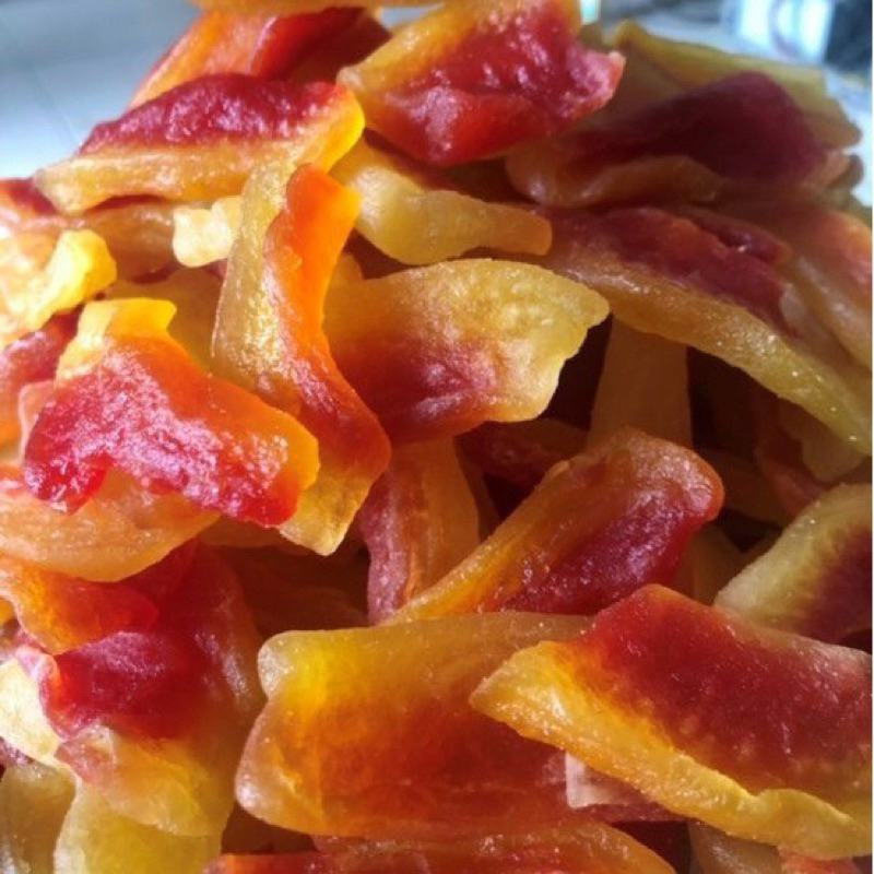 Đu đủ sấy dẻo . Chua thanh ngọt nhẹ . Minh Nhi Healthy
