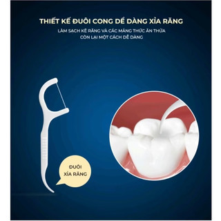 Tăm chỉ răng miệng FLOSSERS làm sạch dễ dàng an toàn sức khoẻ Cope